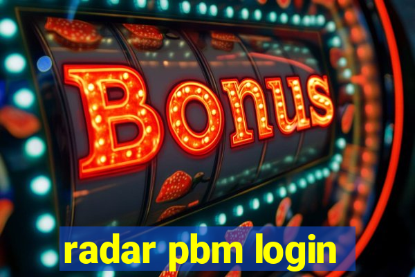 radar pbm login